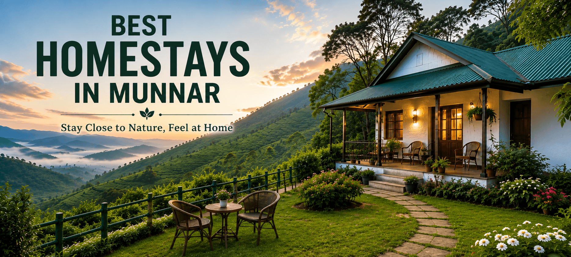 Best Homestays in Munnar – Your Complete Guide to a Peaceful Stay in Kerala
